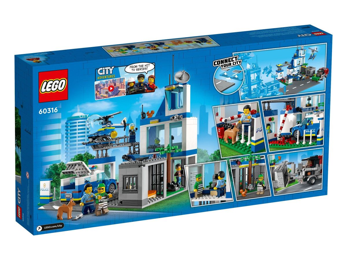 LEGO® City - Secție de poliție 60316, 668 de piese