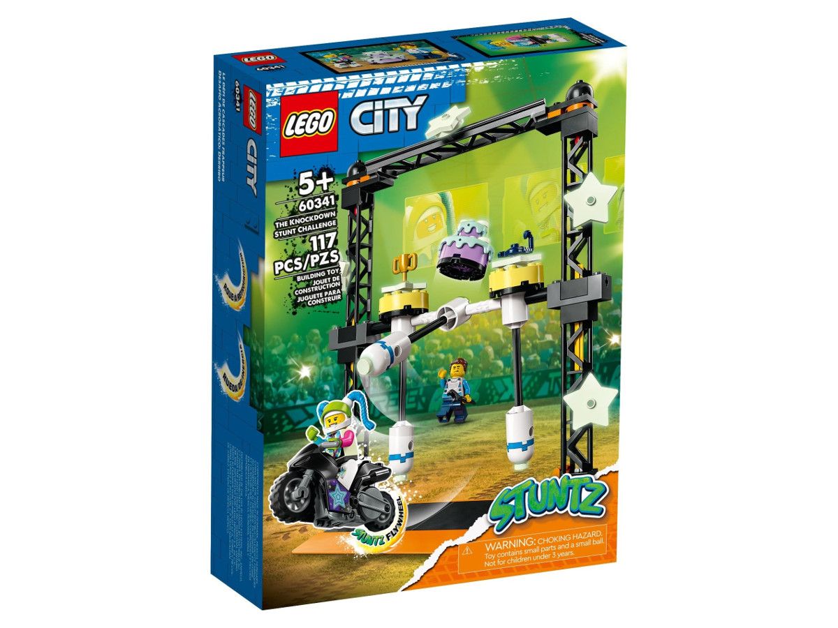 LEGO® City - Provocarea Cascadorului la Doborâre 60341, 117 piese