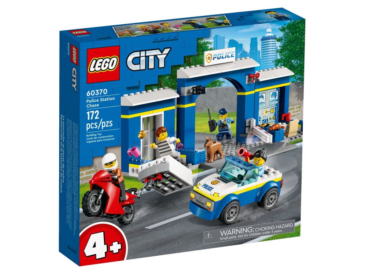 LEGO® City - Urmărirea Secției de Poliție 60370, 172 de piese