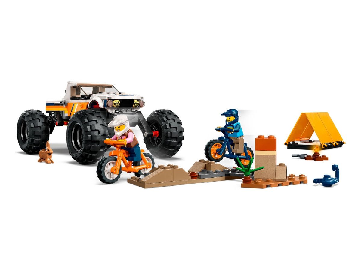 LEGO® City - Aventuri Off-Road cu Vehicul 4x4 60387, 252 piese