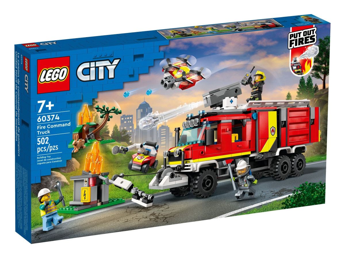 LEGO® City - Autospecială de pompieri 60374, 502 piese
