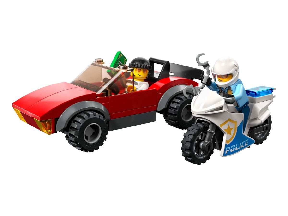 LEGO® City - Urmărire cu motocicleta poliției 60392, 59 de piese