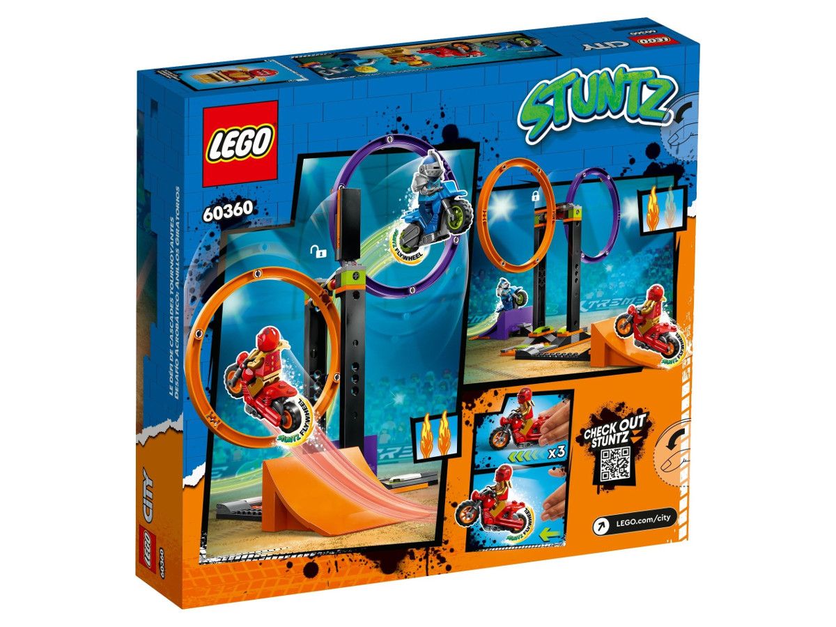 LEGO® City - Provocarea cascadoriei învârtitoare 60360, 117 piese