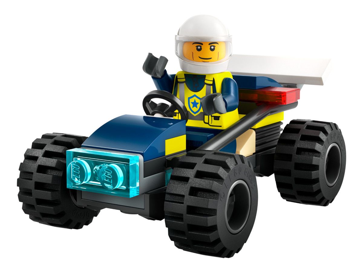 LEGO® City - Mașină de poliție off-road Buggy 30664, 35 de piese