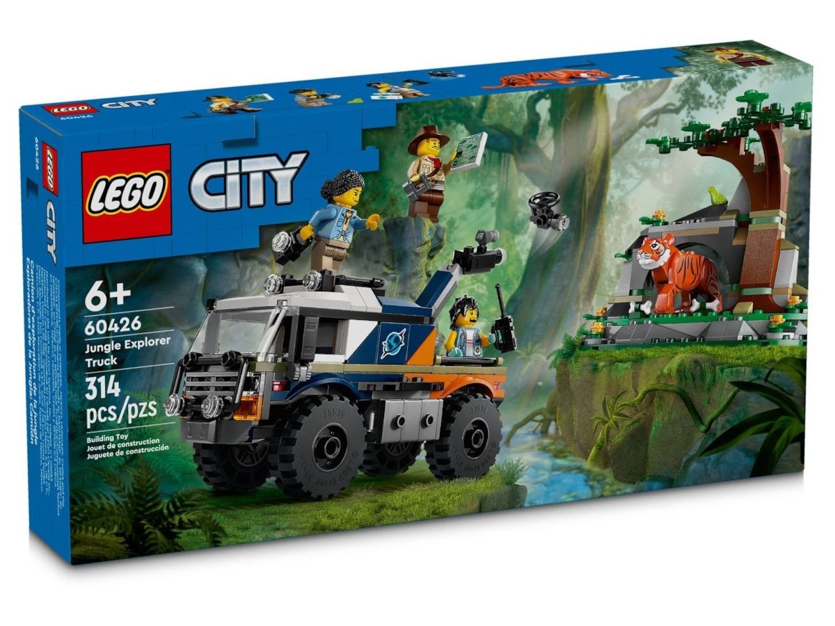 LEGO® City - Camion de teren explorator al junglei 60426, 314 piese