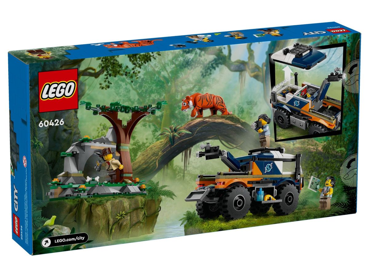 LEGO® City - Camion de teren explorator al junglei 60426, 314 piese
