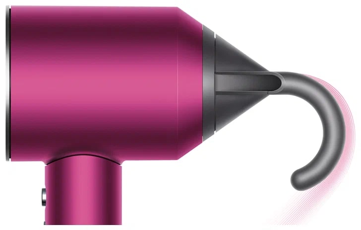 Uscător de păr Dyson Supersonic HD07 Iron/Fuchsia Edition, 1600W, Gri/Roz