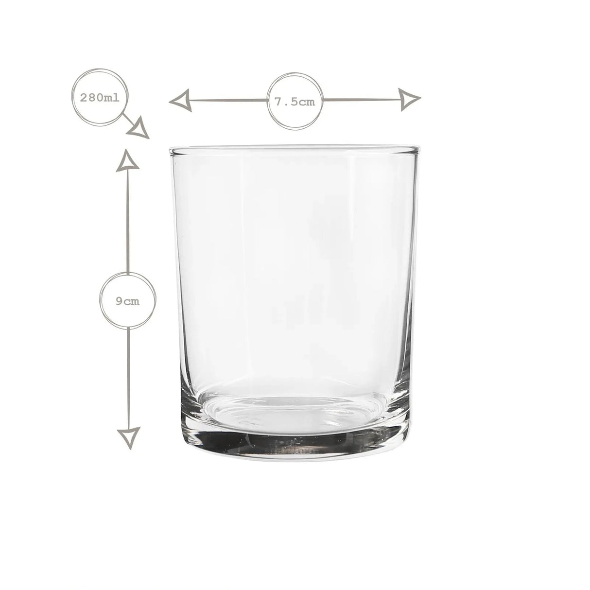 Set pahare whisky LAV Liberty, 280 ml, 6 buc.