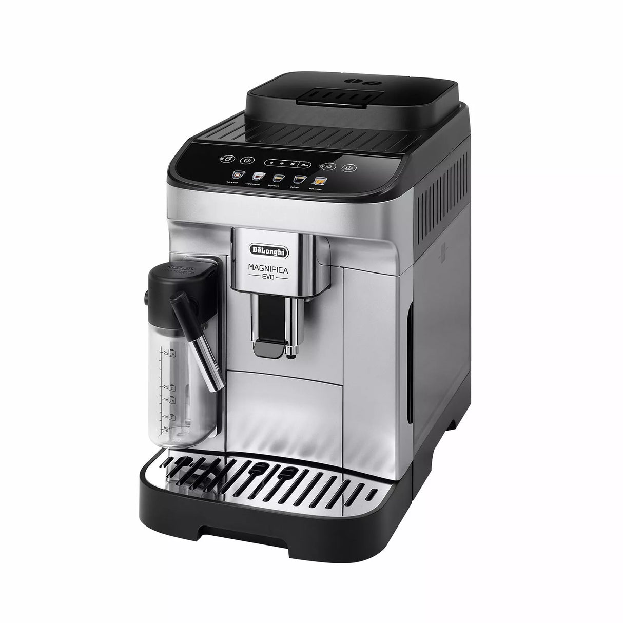 Espressor Delonghi Magnifica Evo ECAM 290.61.SB, 1450W, 1.8 L, 15 bare, LatteCrema, Argintiu