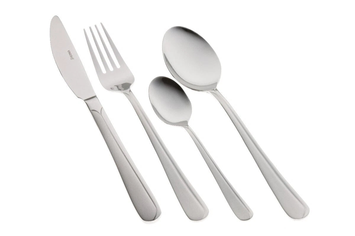 Set de tacâmuri și servire KingHoff, inox, 72 piese
