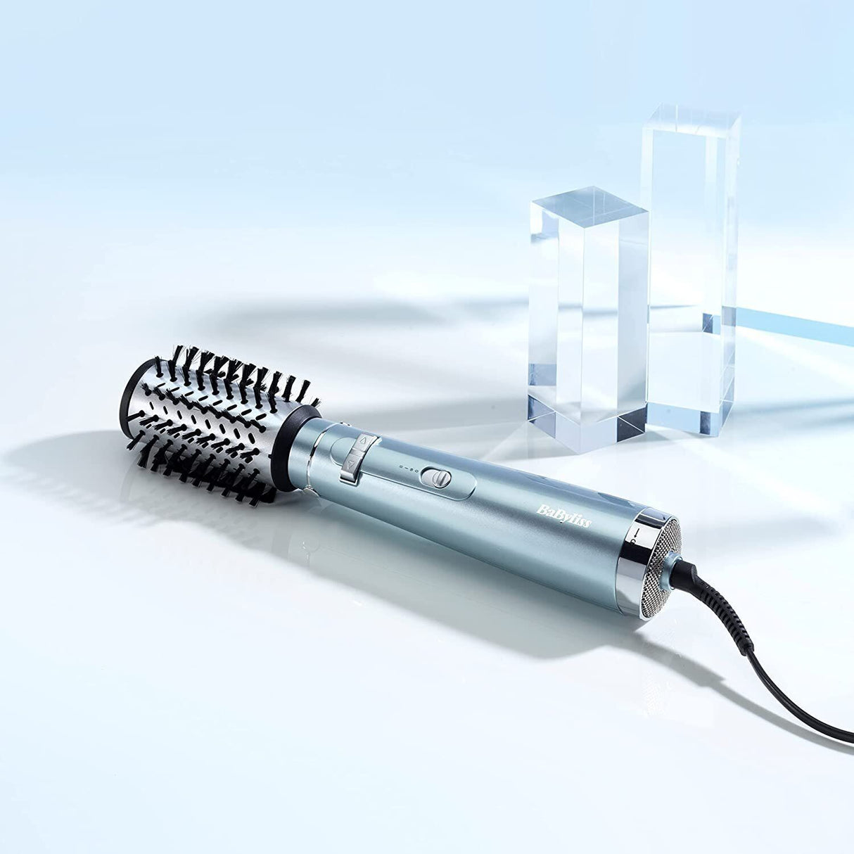 Perie electrică de păr BaByliss Hydro Fusion Big Hair AS773E, 700W, tehnologie ionica cu plasmă, 2 viteze, 2 setări de temperatură