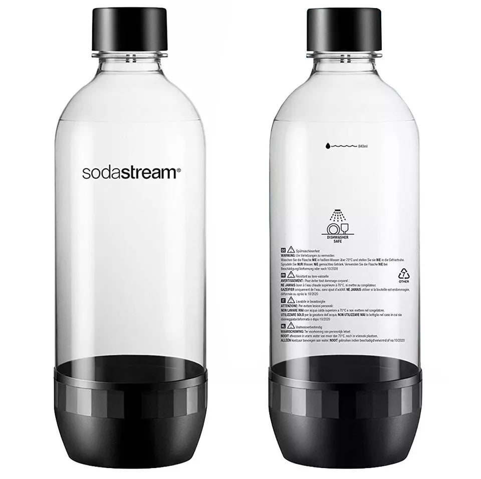 Set de 2 sticle de apă, Sodastream, Tritan, 1 l, transparente