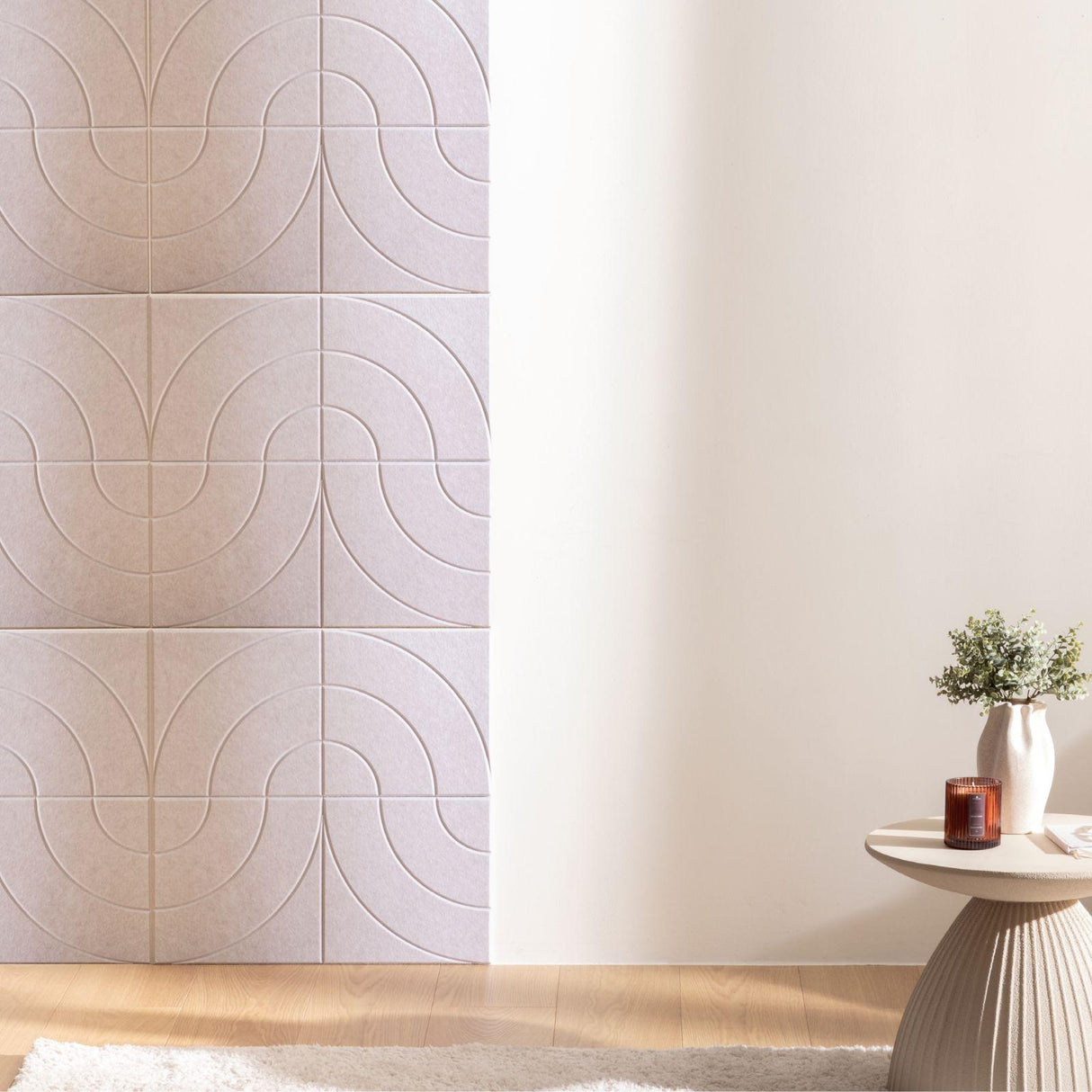 Set panouri decorative Atmosphera Juego, 30x30 cm, 4 buc, fetru