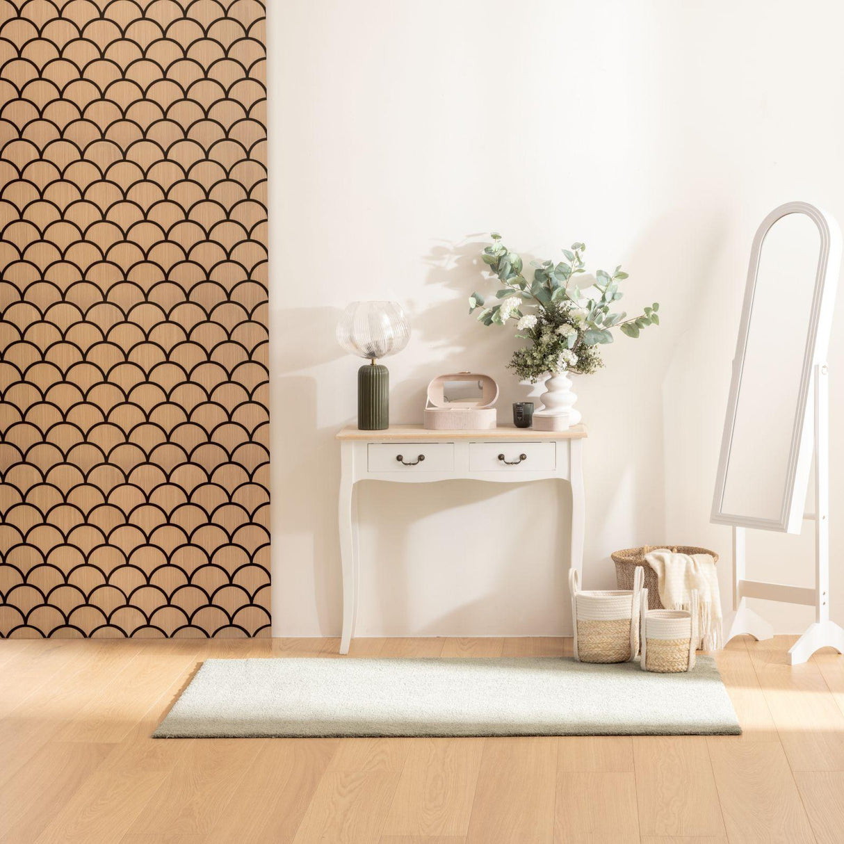 Panou decorativ atmosferă japoneză, 64x67 cm, MDF