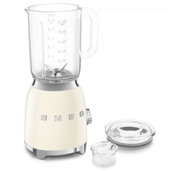 Blender Smeg BLF03CREU, stil anii '50, 800 W, smântână