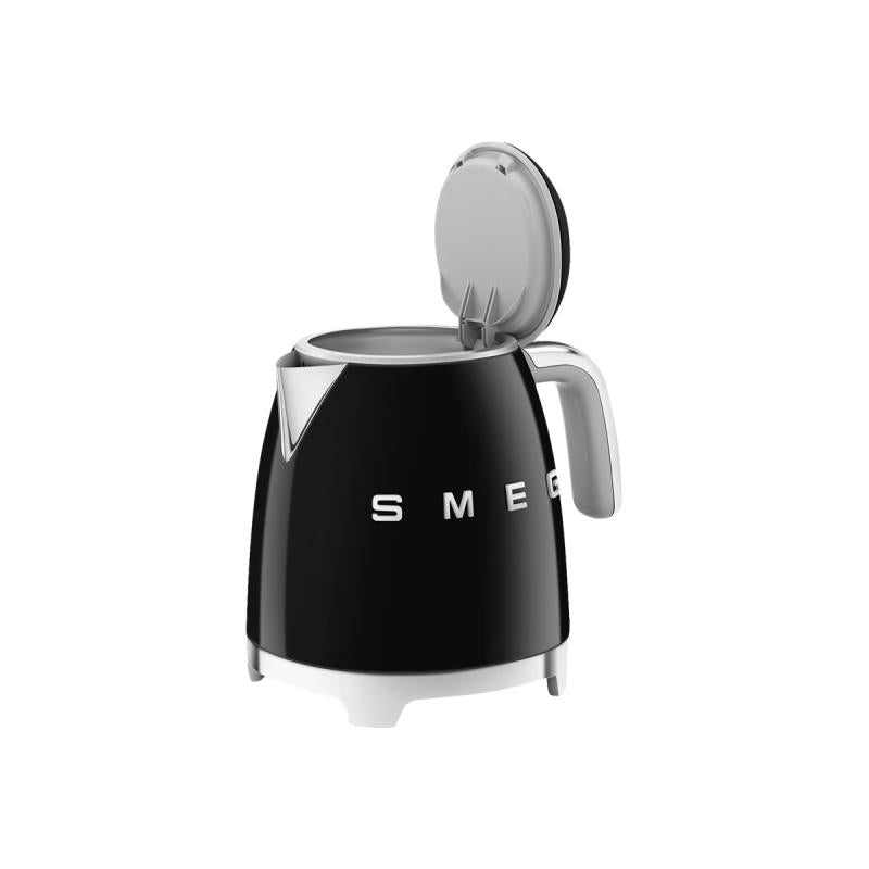 Mini fierbător electric SMEG KLF05BLEU, stil anii '50, 1400 W, 800 ml, negru