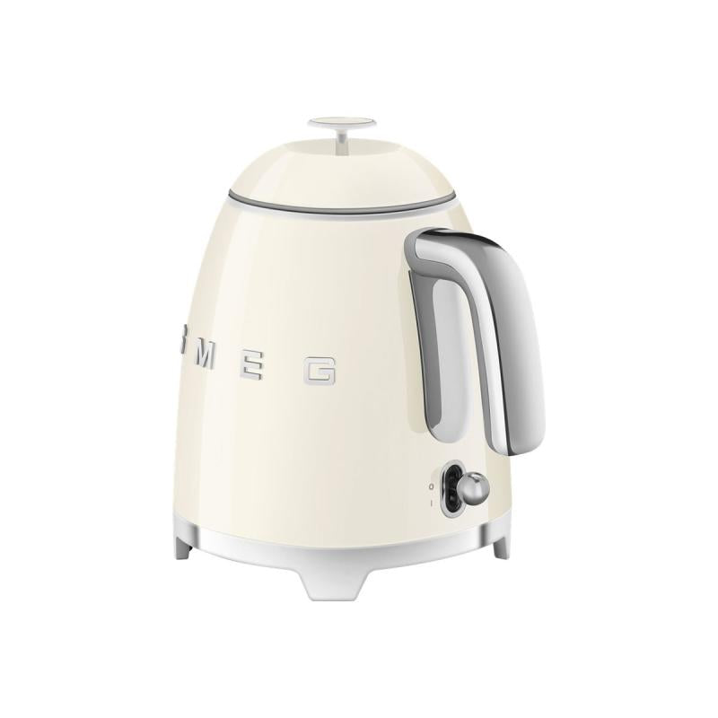 Mini fierbător electric SMEG KLF05CREU, stil anii '50, 1400 W, 800 ml, cremă