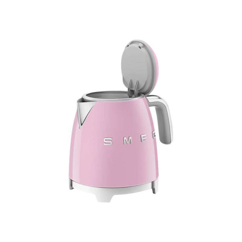 Mini fierbător electric SMEG KLF05PKEU, stil anii '50, 1400 W, 800 ml, roz