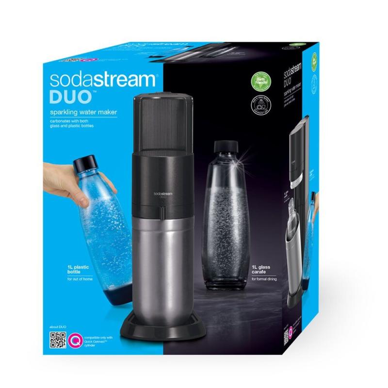 Aparat de băuturi carbogazoase Sodastream DUO Black, negru