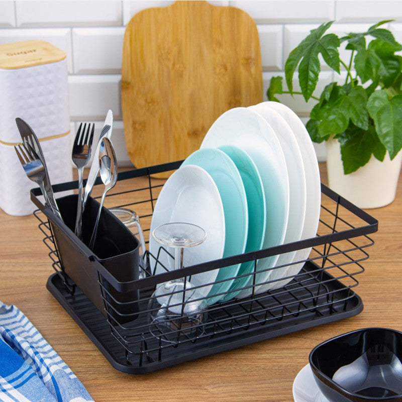 Uscător de vase Kinghoff, suporturi pentru tacâmuri