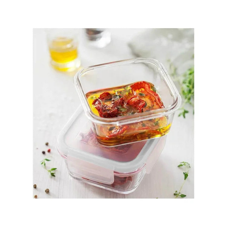 Borcan de sticlă LAV Fresco, 1150 ml, capac transparent