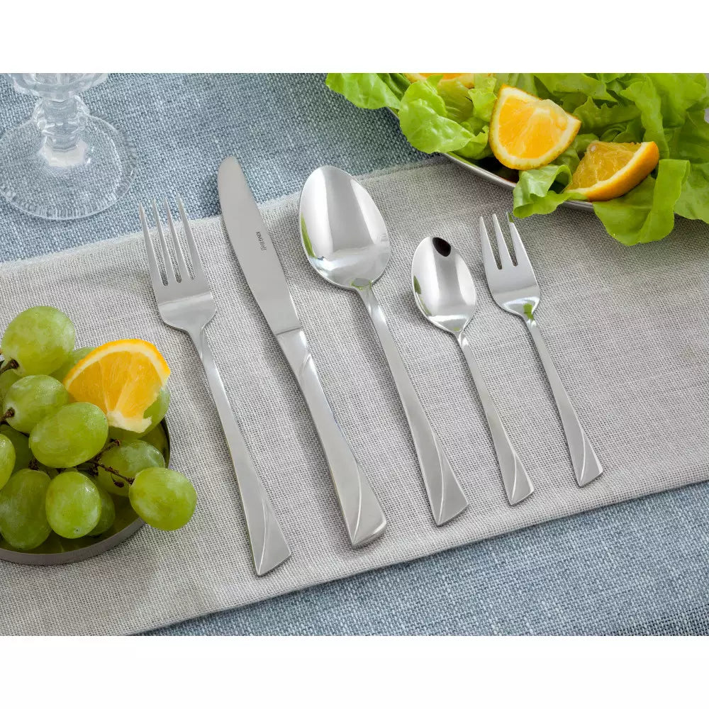 Set de tacâmuri și servire KingHoff, inox, 72 piese