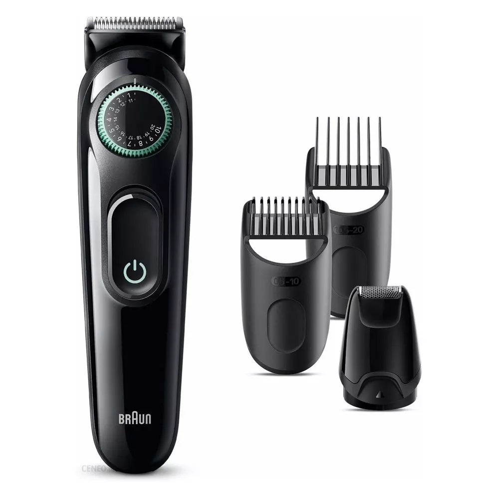Aparat de tuns facial Braun Styler BT3421 Negru / Verde vibrant