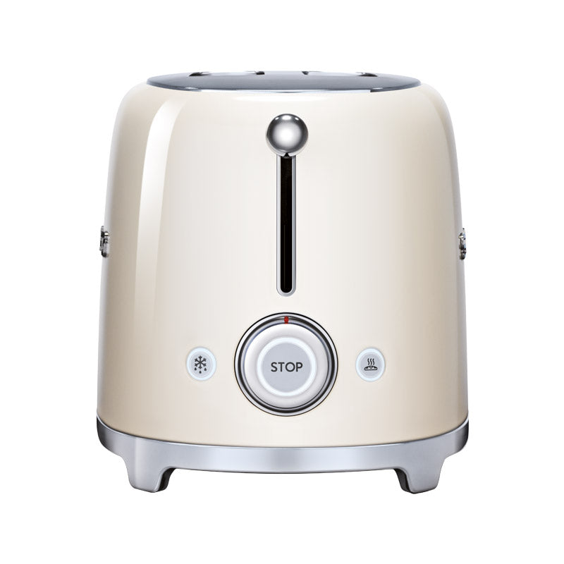 Prăjitor de pâine SMEG TSF02CREU, 1500W, 4 felii, 6 niveluri de prăjire, Cremă