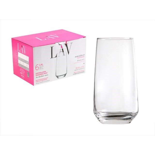 Set de pahare cocktail LAV Lal, 480 ml, 6 buc.