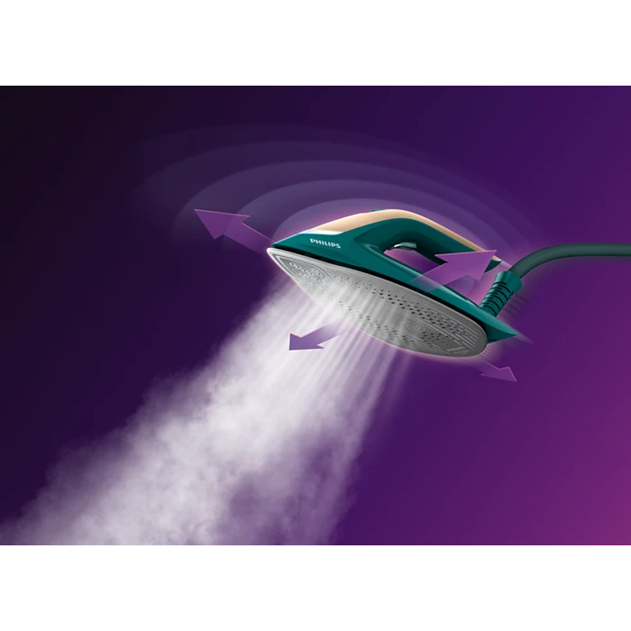 Generator de abur Philips PerfectCare 7000 PSG7140/70, 2100W, 8 bar, 120 g/min, OptimalTemp, Alb/Verde