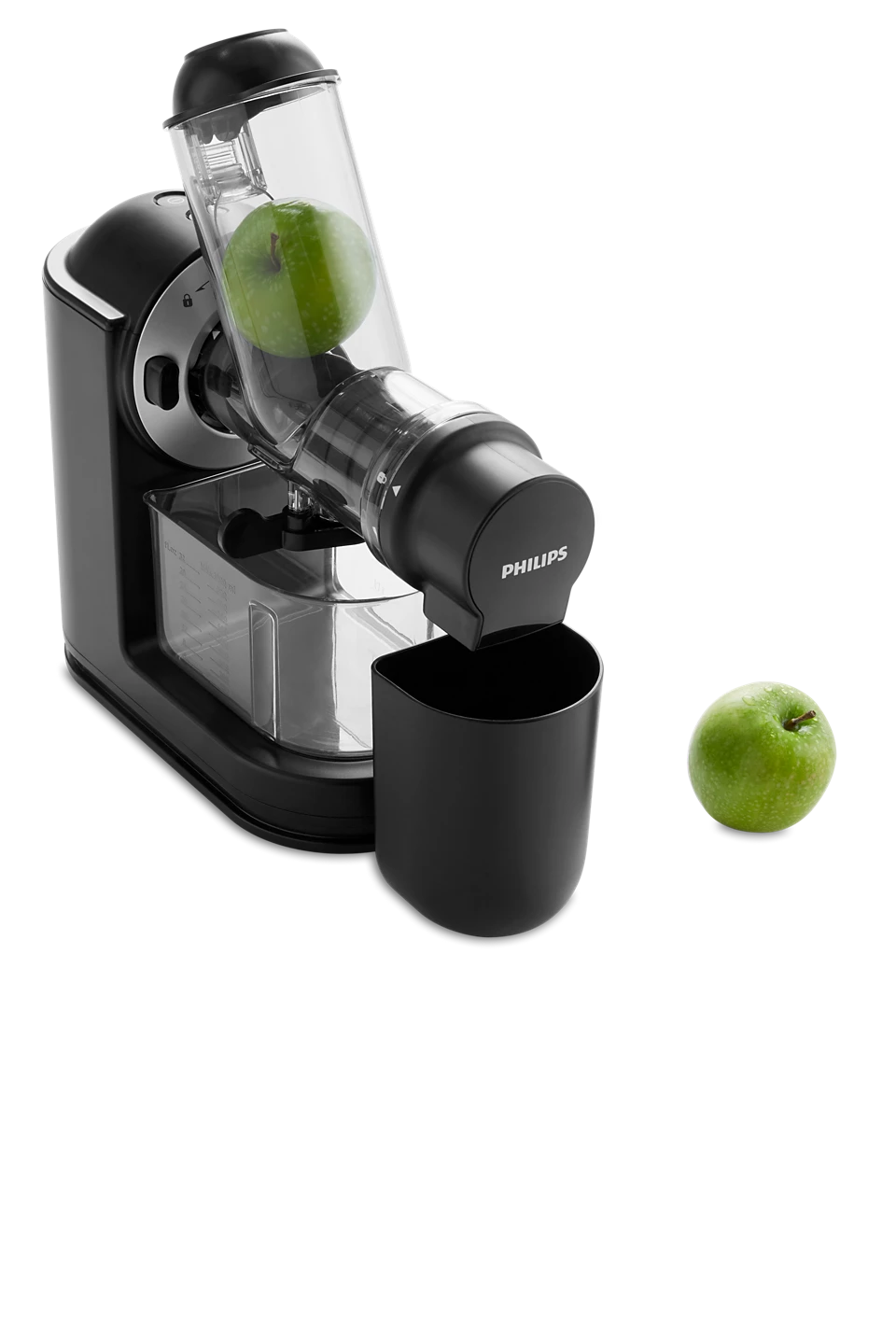 Storcător de fructe PHILIPS Viva Collection HR1889/70, 150W, tub XL, QuickClean, negru