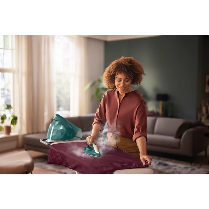 Generator de abur Philips PerfectCare 7000 PSG7140/70, 2100W, 8 bar, 120 g/min, OptimalTemp, Alb/Verde