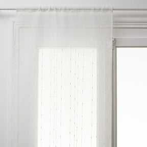 Set of 2 Anissa sheer curtains 60 x 90 cm white
