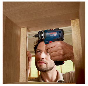 Șurubelniță fără fir Bosch Professional GSR 12V-35 FC, 12 V, 1750 rpm, 20/35 Nm, 2 baterii, încărcător, L-Boxx, adaptor mandrină/unghi/excentric, adaptor suport biți