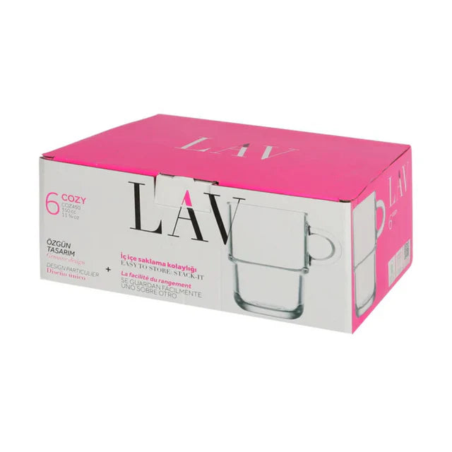 Set căni calde LAV Cozy, 350 ml, 6 buc.