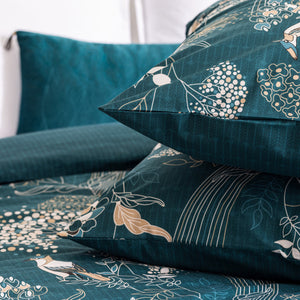 Lenjerie de pat Atmosphera Peacock, bumbac, 240x220 cm