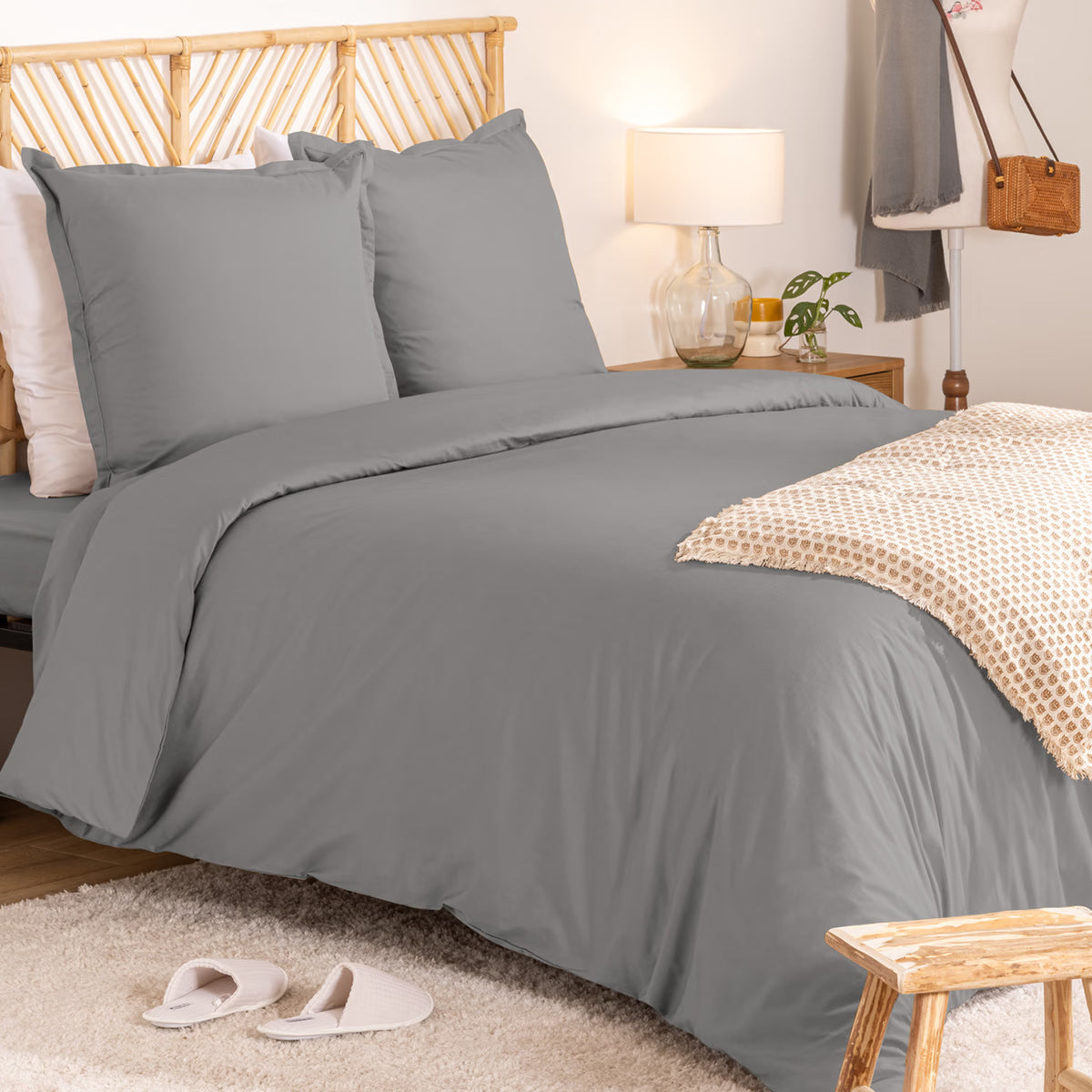 Lenjerie de pat Atmosphera Landiha, Percale, 260x240 cm