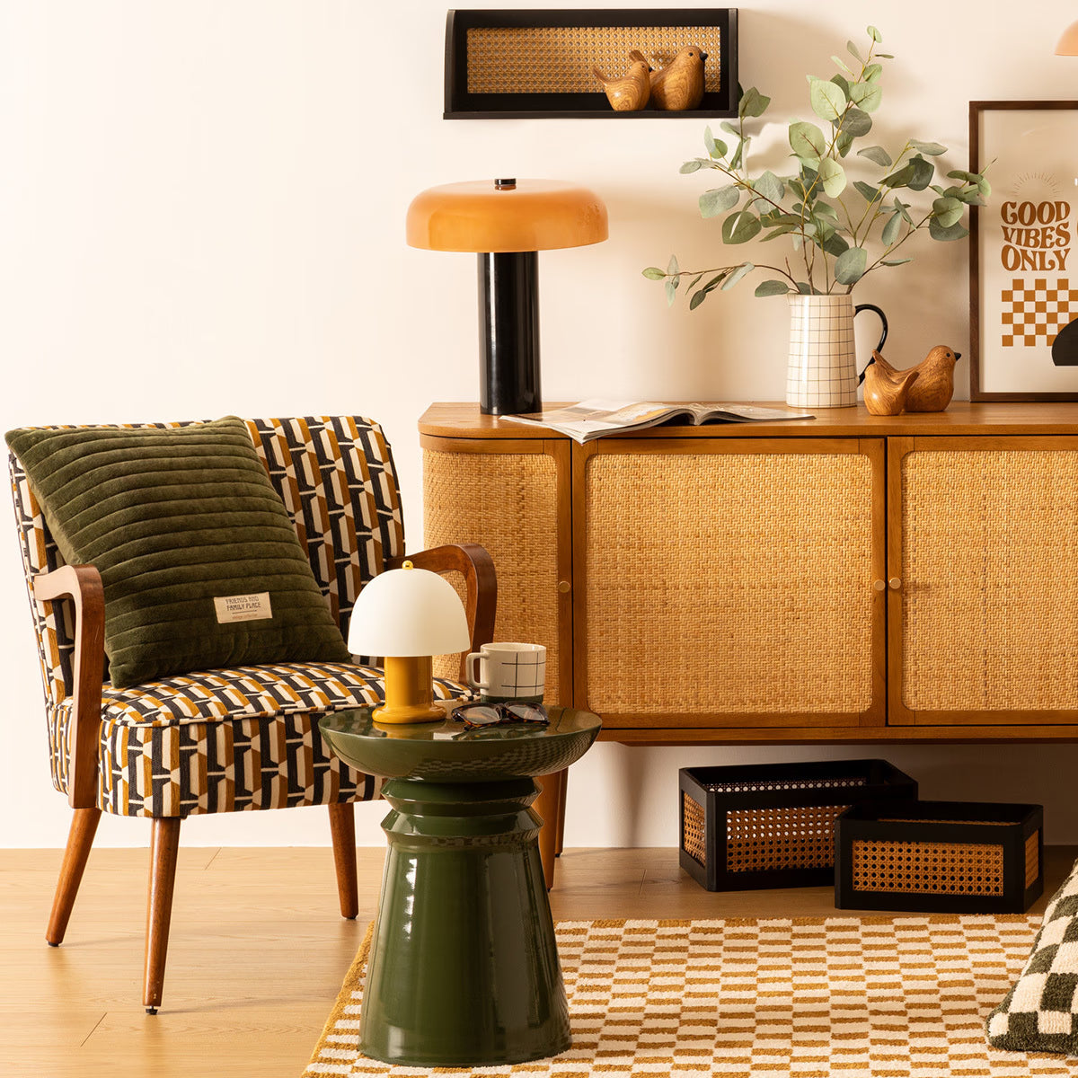 Masă laterală Atmosphere Jaya, Ø38 cm