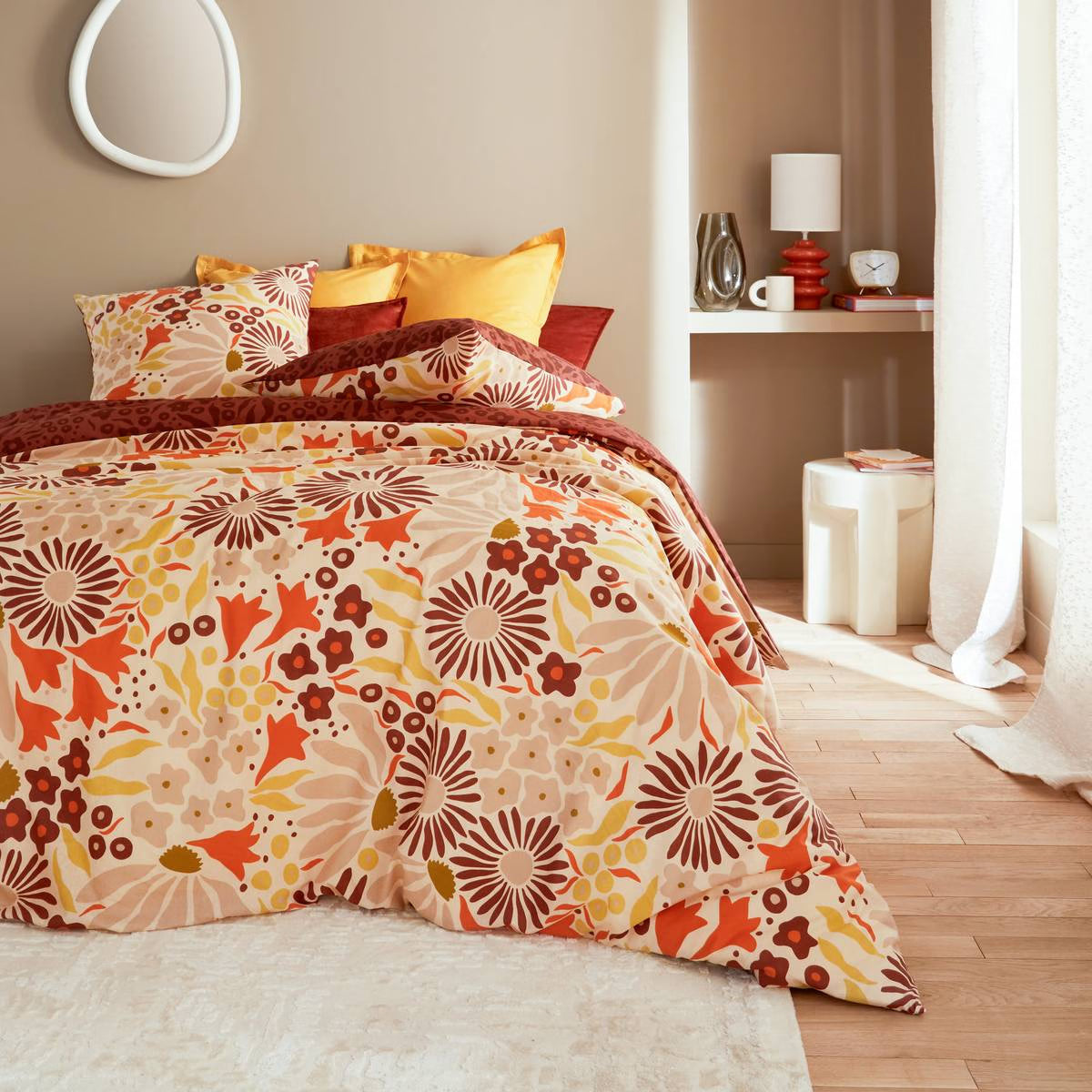 Lenjerie de pat Atmosphera Daisie, bumbac, 240x220 cm