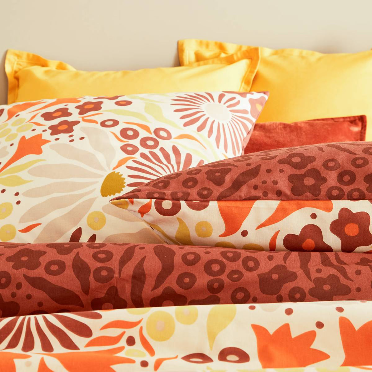 Lenjerie de pat Atmosphera Daisie, bumbac, 240x220 cm