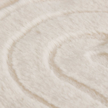 Pătură Atmosphera Arka, Jacquard, 80x180 cm, Ivory