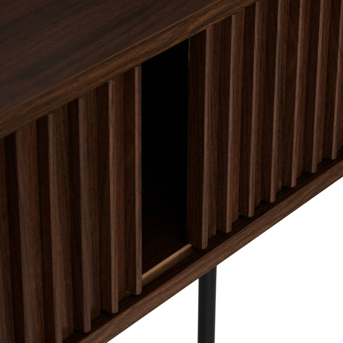 Конзолна маса atmosphera Alcove, Ефект орех, 2 врати, 100 cm
