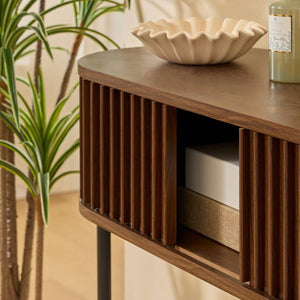 Конзолна маса atmosphera Alcove, Ефект орех, 2 врати, 100 cm
