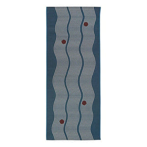 Non slip kitchen rug Nippo 75 x 200 cm blue