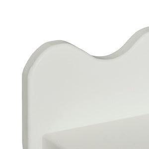 Raft de perete Atmosphera Salina, MDF, Alb, 53 cm