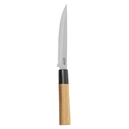 Универсален нож 5five Black Bamboo, Неръждаема стомана и бамбук, 25 cm