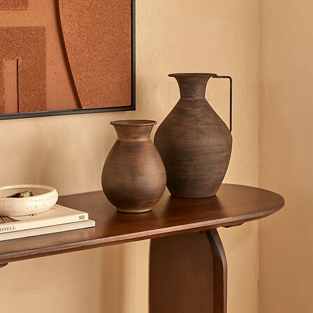 Vază Atmosphere Wonj, Metal, 20 cm