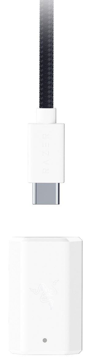 Căști de gaming Razer BlackShark V2 HyperSpeed, cu fir, albe