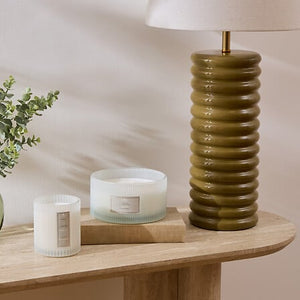 Lumânare parfumată Atmosphera Albie, 635 g, Borcan de sticlă