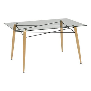 Masă de dining Atmosphera Jindo, sticlă, 140x80 cm